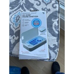 Sharper Image UV-ZONE Phone Sanitizer in box
